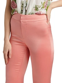 Deanna High-Rise Slim Bootcut Pants