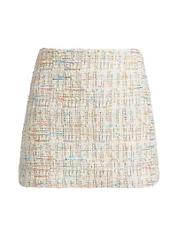 Riley Tweed A-Line Miniskirt