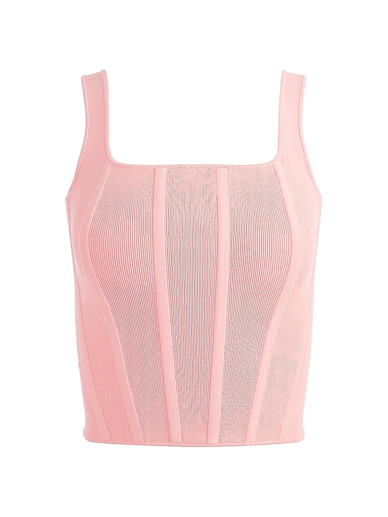 Sariah Square Neck Corset Tank
