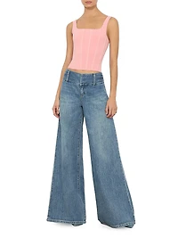 Sariah Square Neck Corset Tank