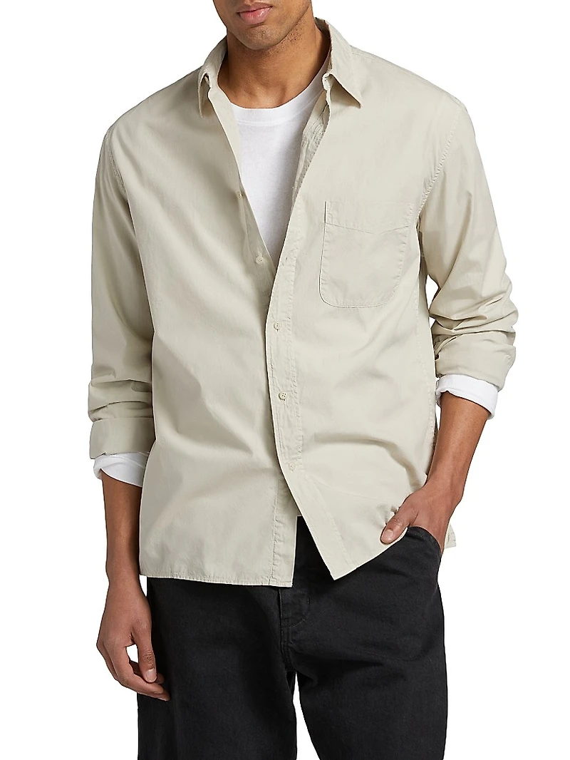 Finn Patch Pocket Cotton Shirt