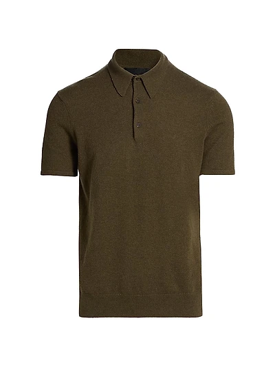 Myles Cashmere Polo Sweater