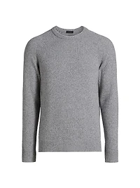 Knit Wool Crewneck Sweater