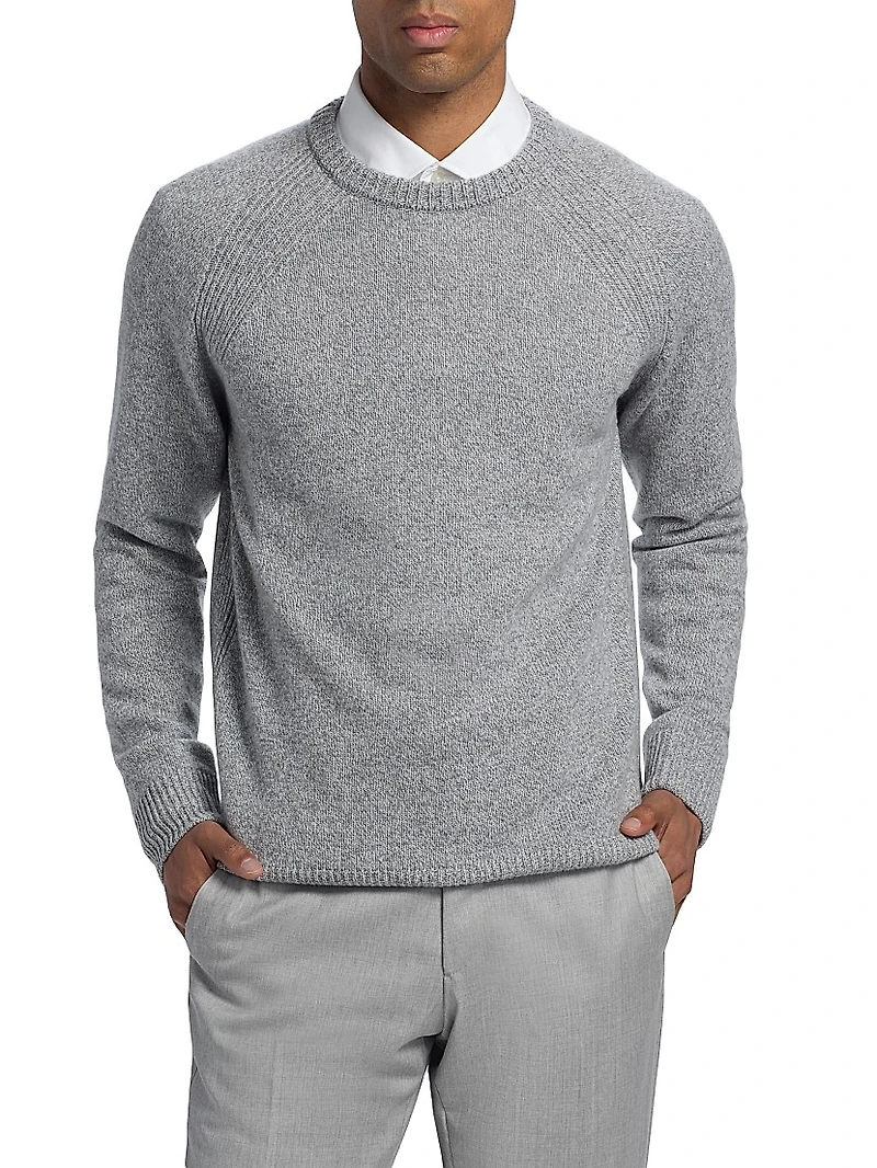 Knit Wool Crewneck Sweater