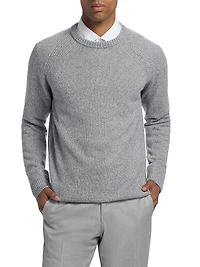Knit Wool Crewneck Sweater