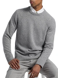 Knit Wool Crewneck Sweater