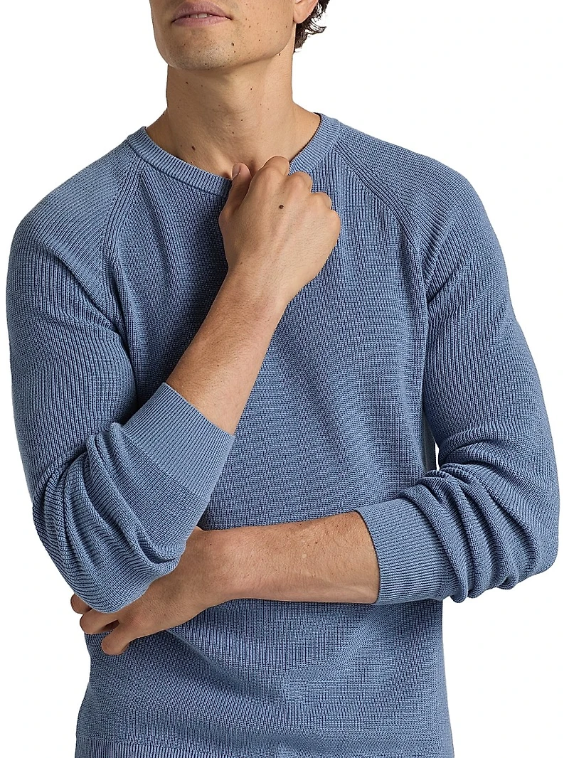 Pima Cotton Crewneck Sweater