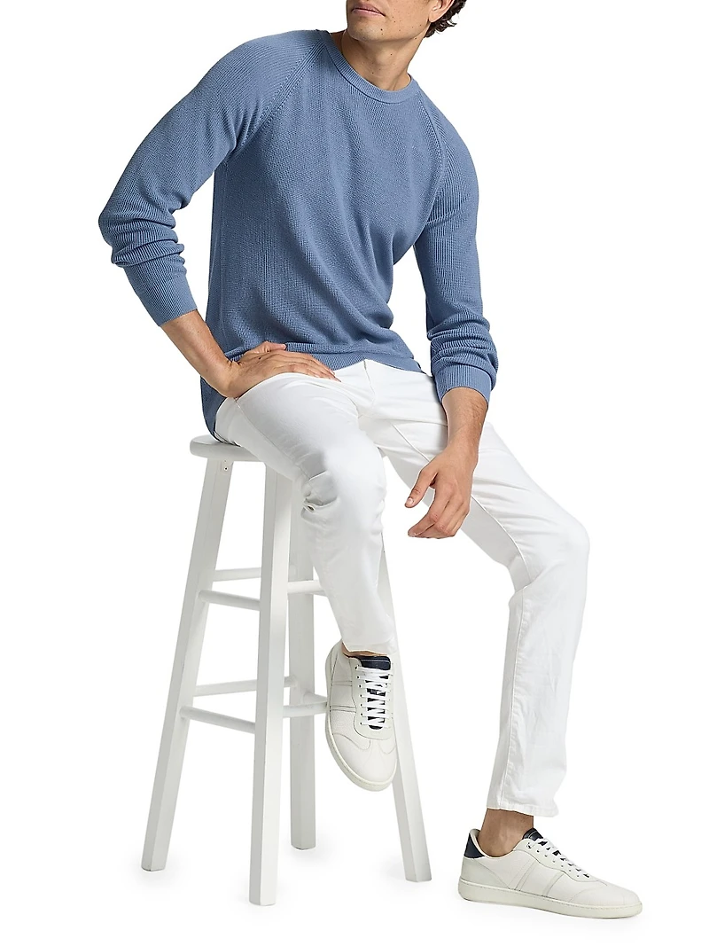 Pima Cotton Crewneck Sweater