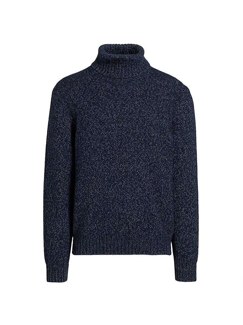 Melange Turtleneck Sweater