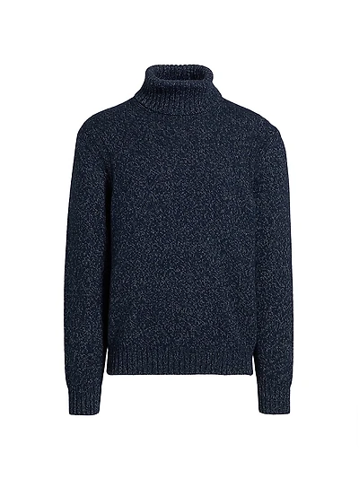 Melange Turtleneck Sweater