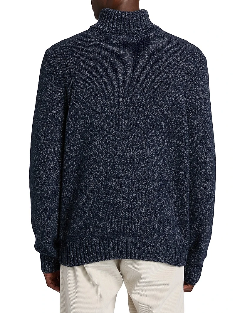 Melange Turtleneck Sweater
