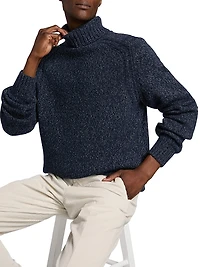 Melange Turtleneck Sweater
