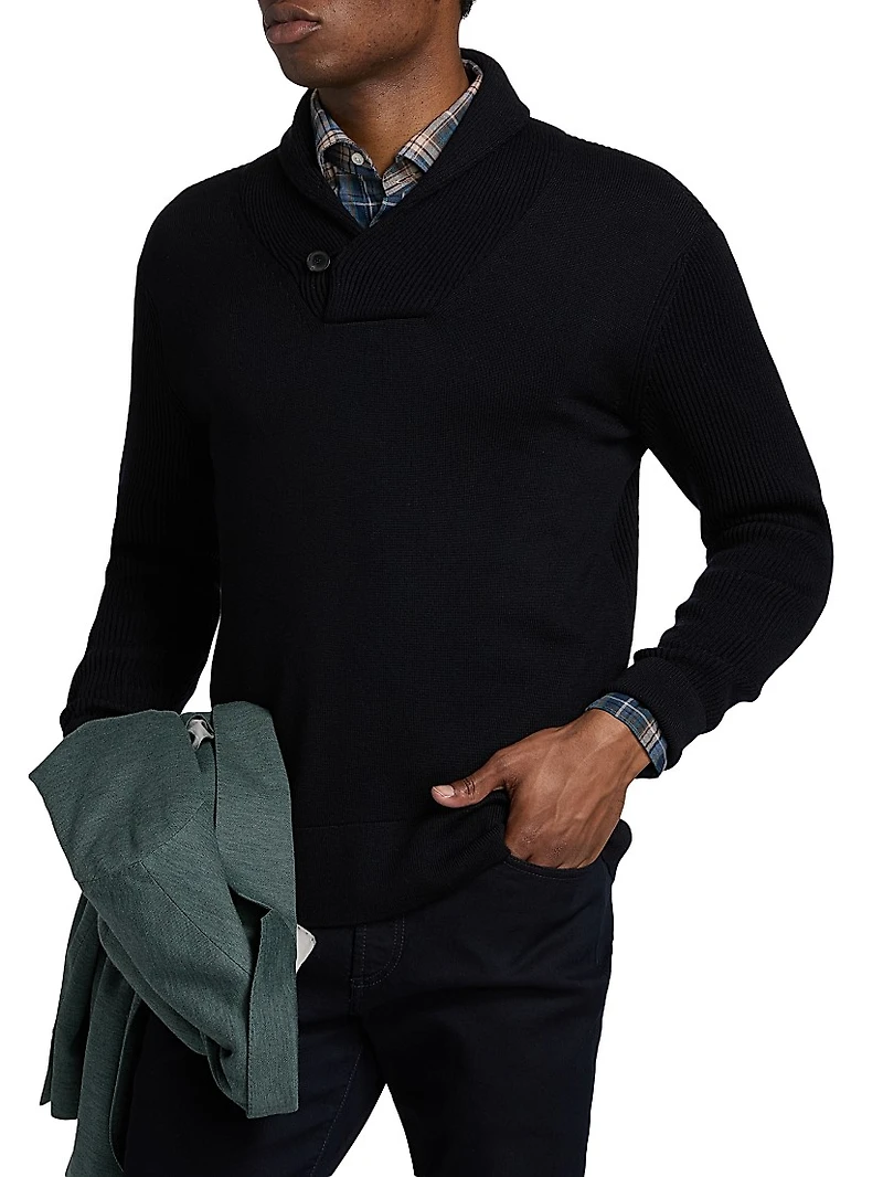 Shawl Wool Cardigan
