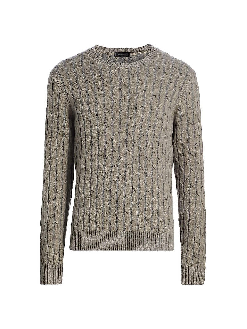 COLLECTION Vanise Cable Crewneck Sweater