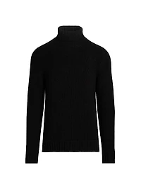 Chunky-Knit Wool Turtleneck