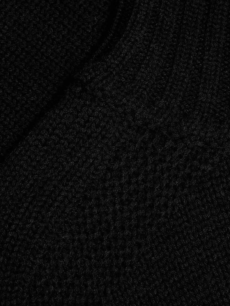 Chunky-Knit Wool Turtleneck