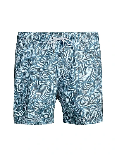 Palm Lines Swim Trunks