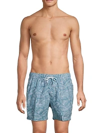 Palm Lines Swim Trunks