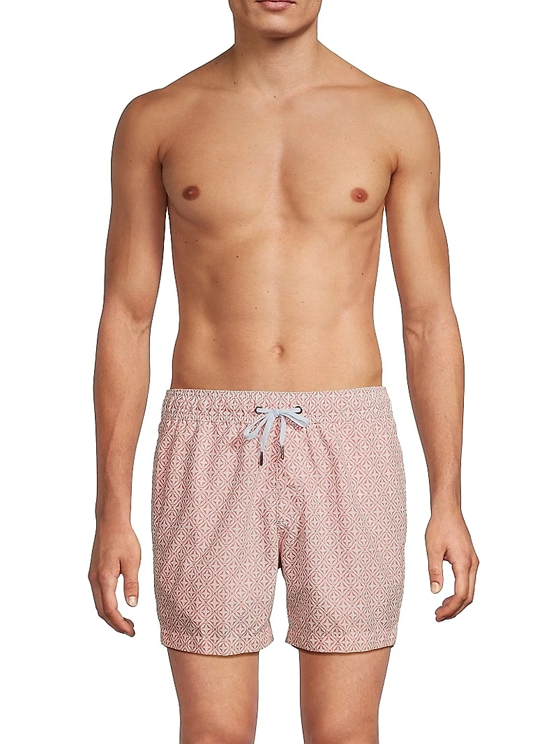 Geo Tile Swim Trunks