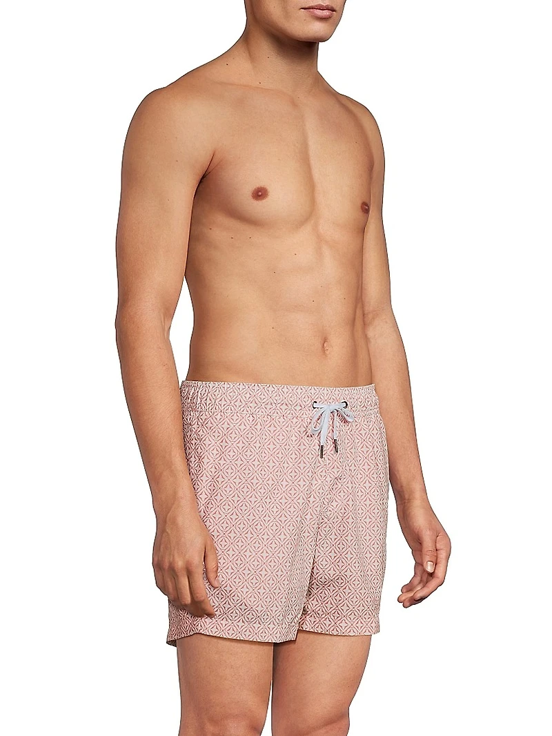 Geo Tile Swim Trunks