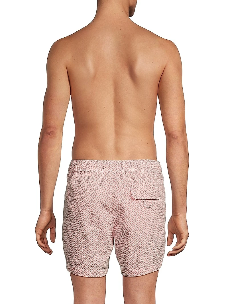 Geo Tile Swim Trunks