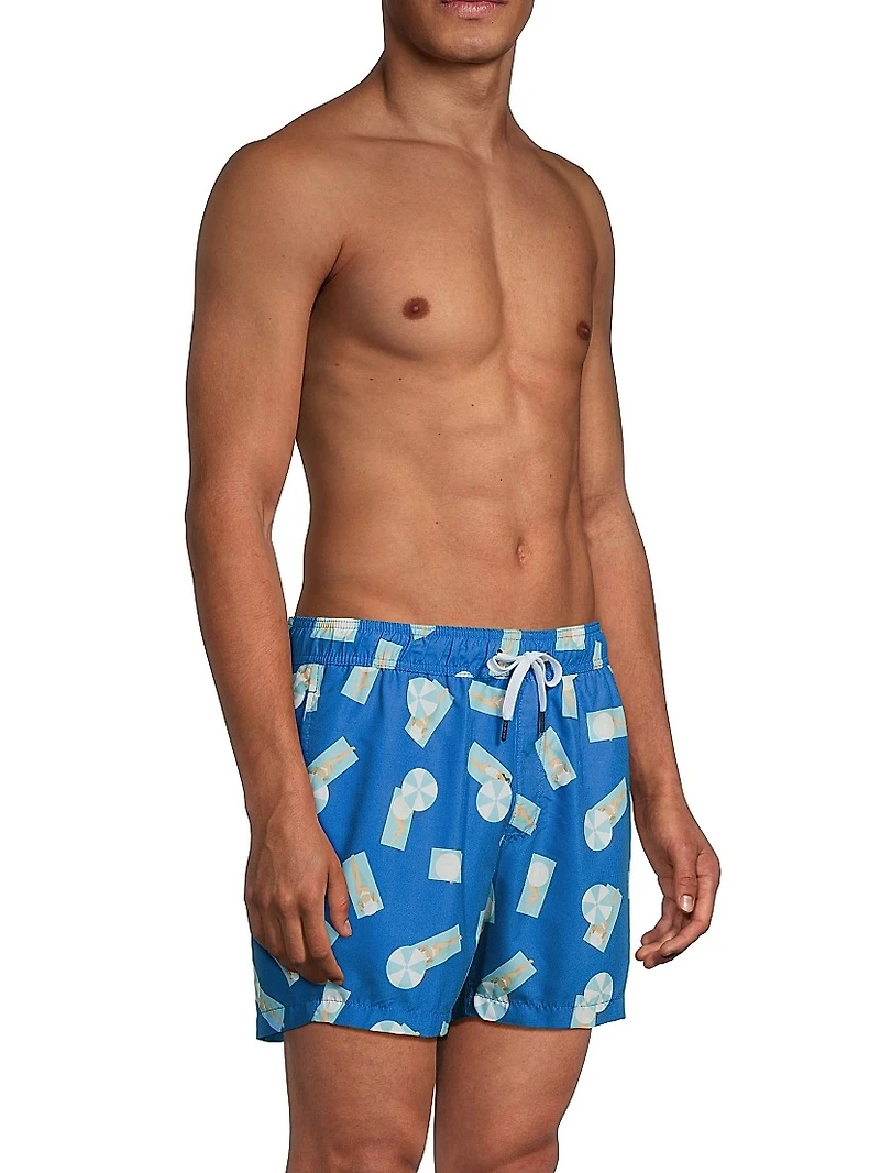 Beach Girls Swim Trunks