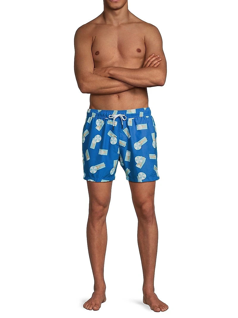 Beach Girls Swim Trunks
