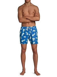 Beach Girls Swim Trunks