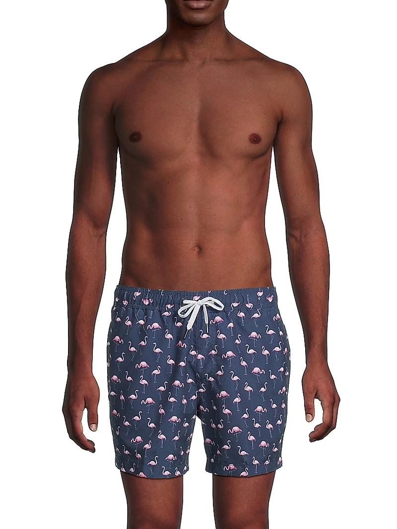 Flamingos Swim Trunks