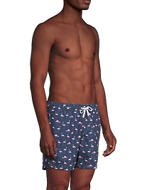 Flamingos Swim Trunks