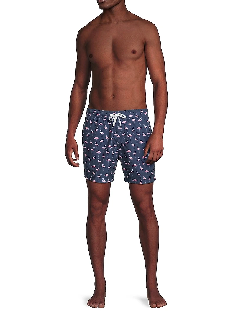 Flamingos Swim Trunks