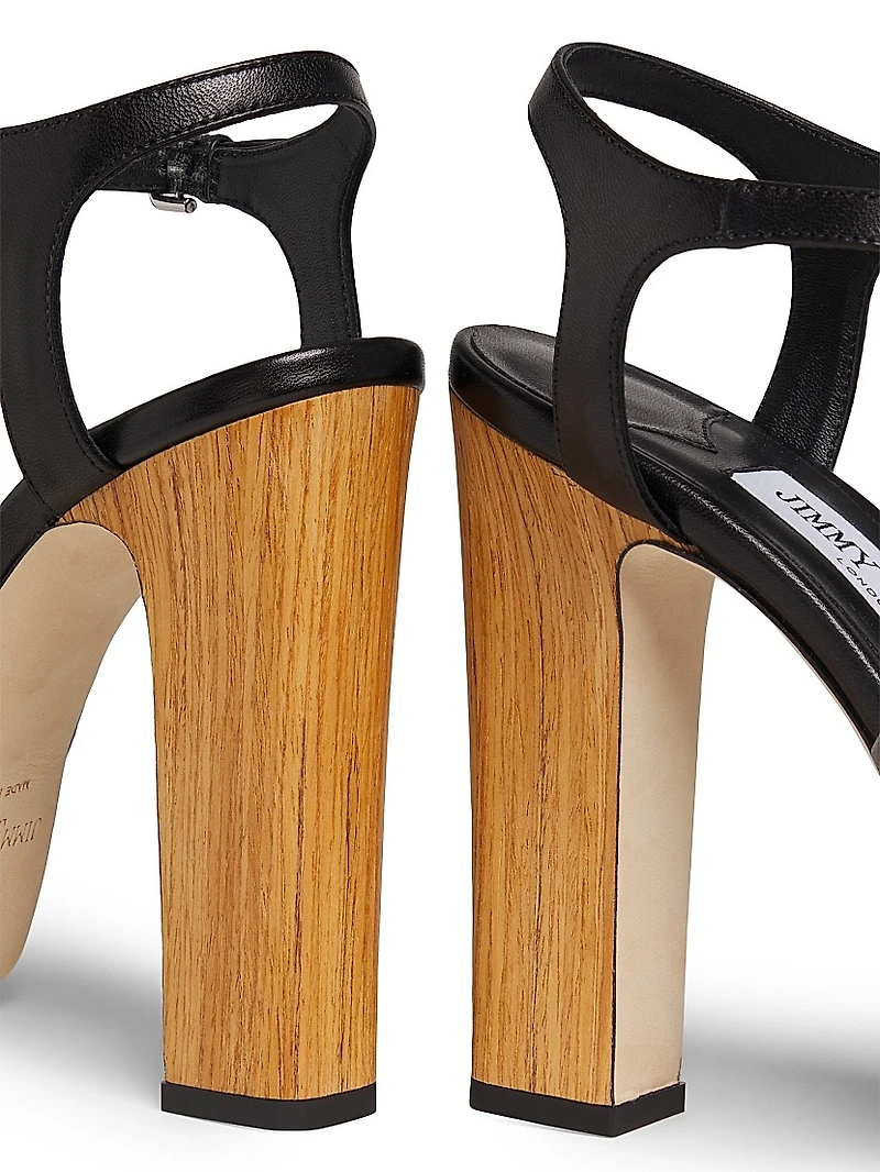 Heloise 120MM Leather Platform Sandals