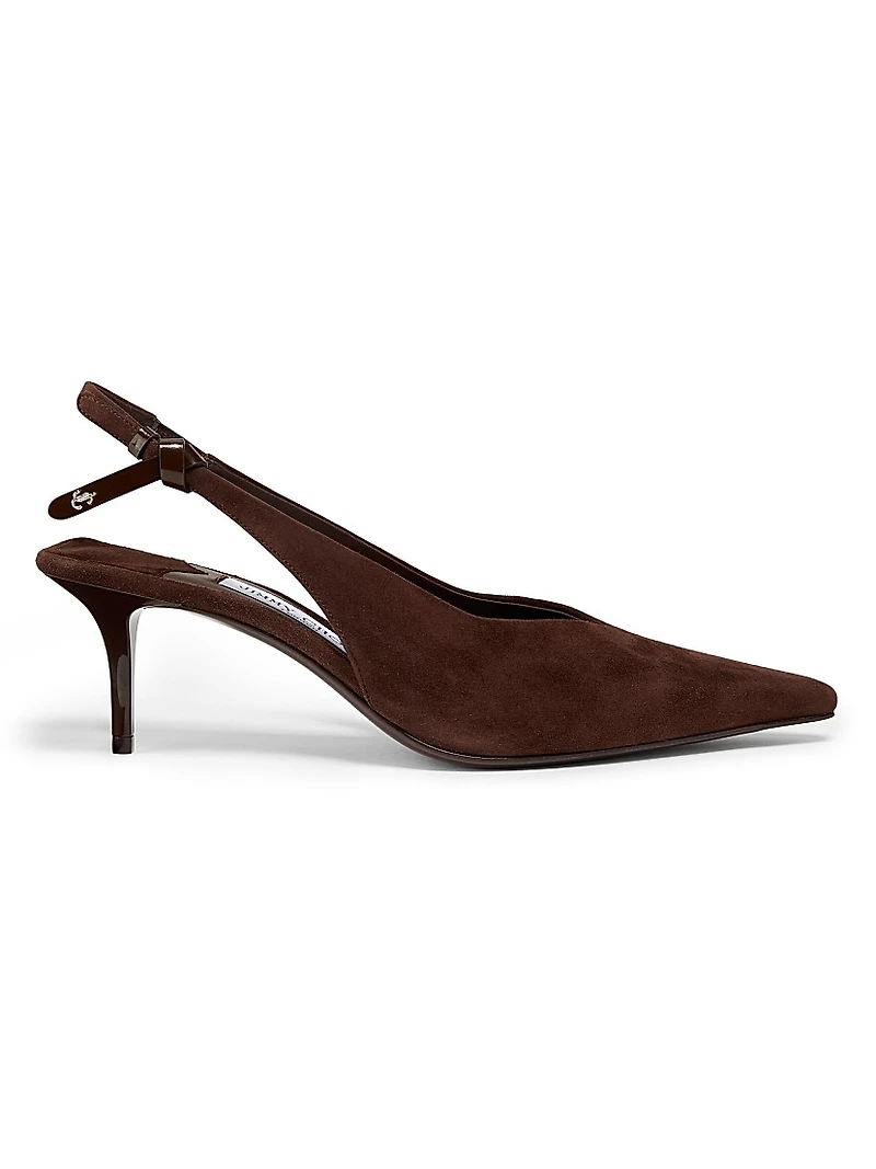 Cami 60MM Suede Slingback Pumps