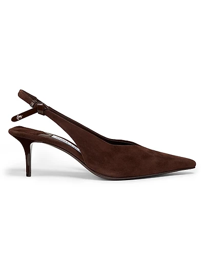 Cami 60MM Suede Slingback Pumps