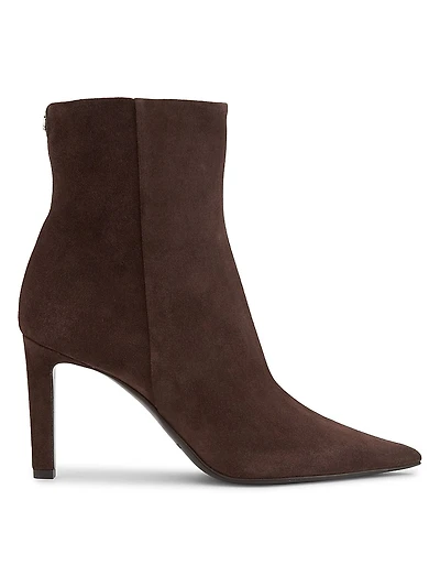 Frankie 85MM Velvet Suede Booties