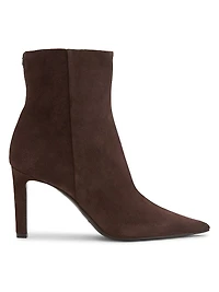 Frankie 85MM Velvet Suede Booties