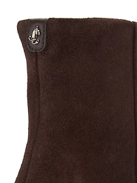 Frankie 85MM Velvet Suede Booties