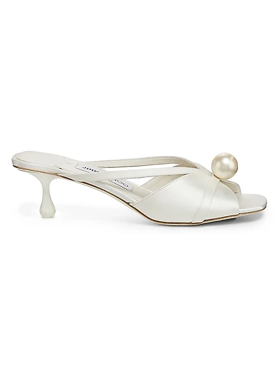 Siva 50MM Satin Mules