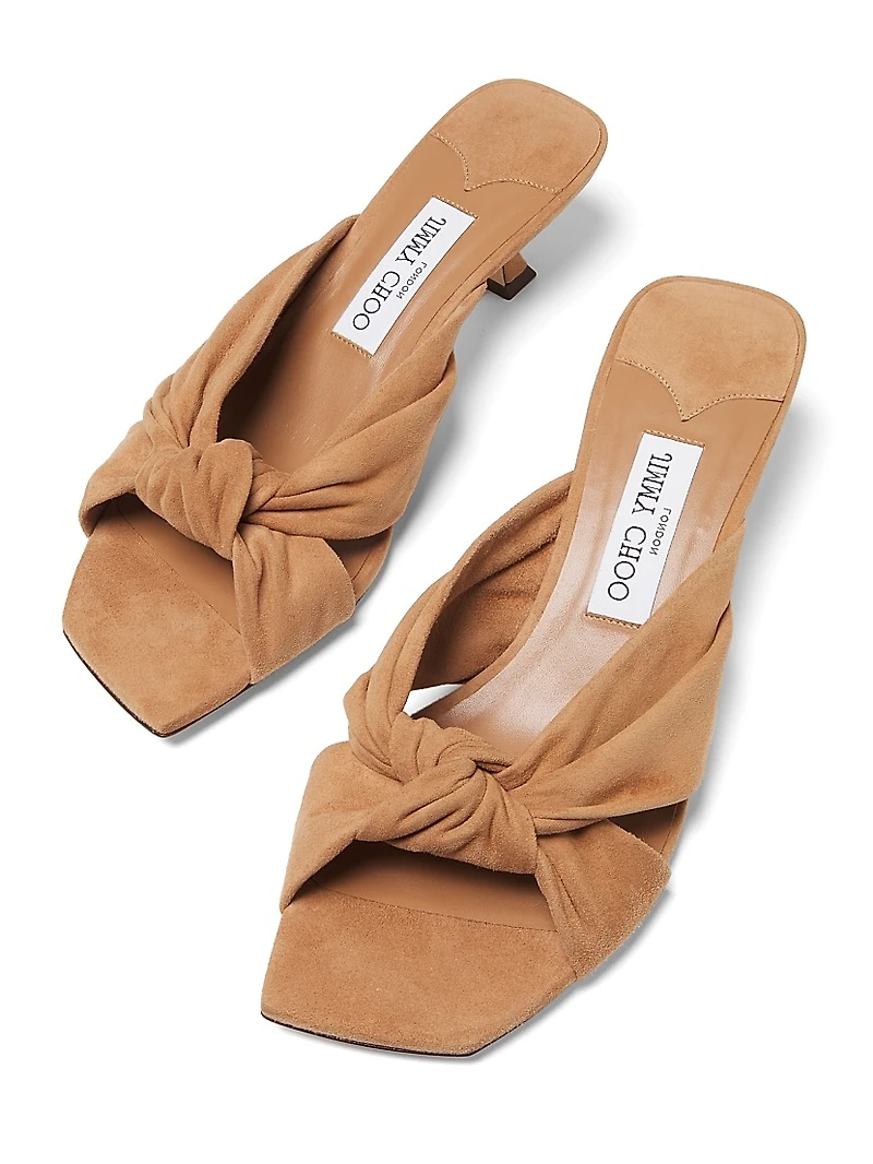 Avenue 50MM Suede Slip-On Sandals