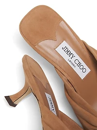 Avenue 50MM Suede Slip-On Sandals