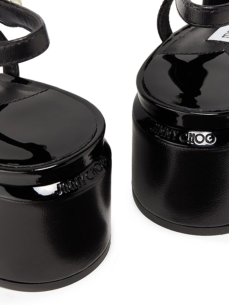 Elisa 45MM Leather Slingback Pumps