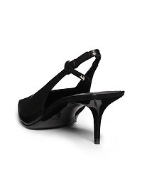 Camie 60MM Knotted Leather Slingback Pumps