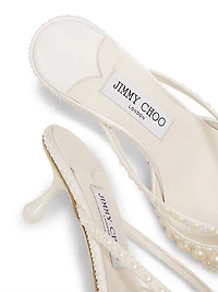Sana 50MM Pearl Embellished Mules
