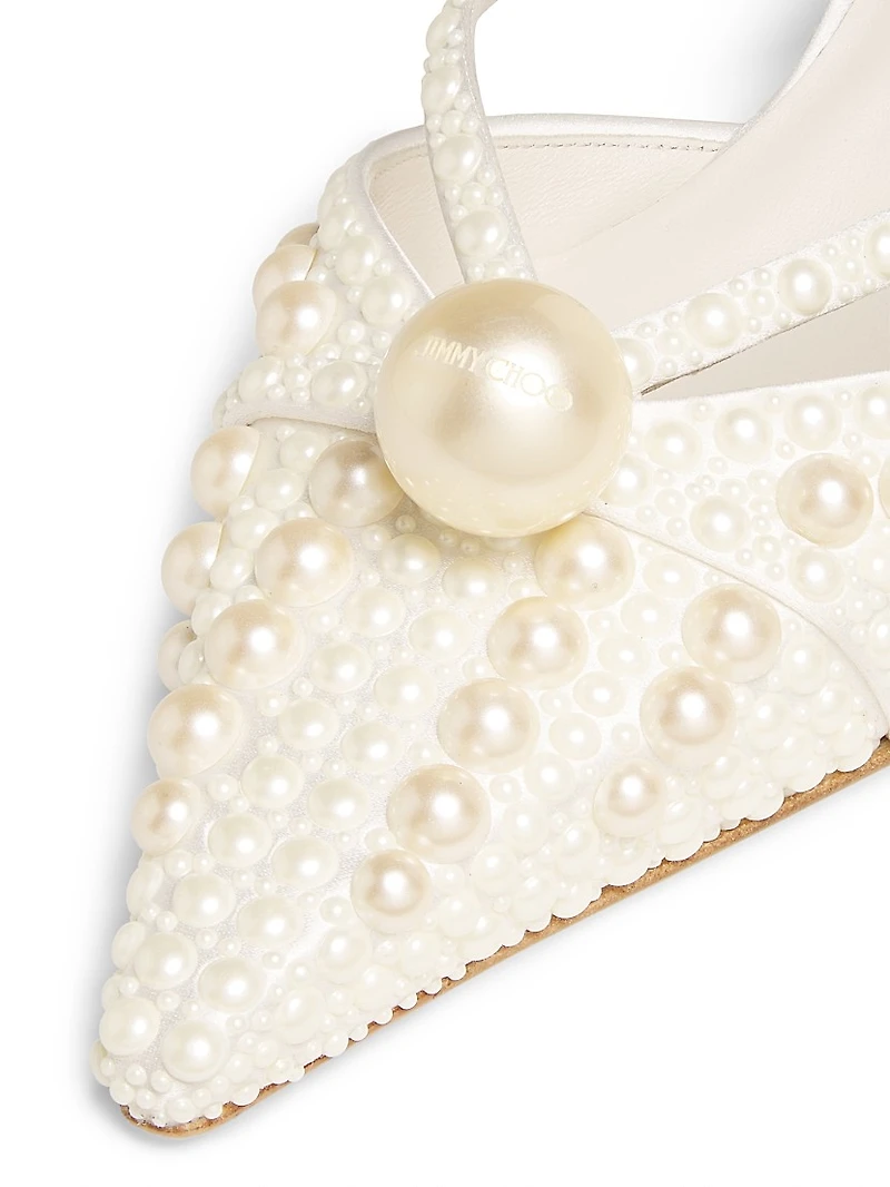 Sana 50MM Pearl Embellished Mules