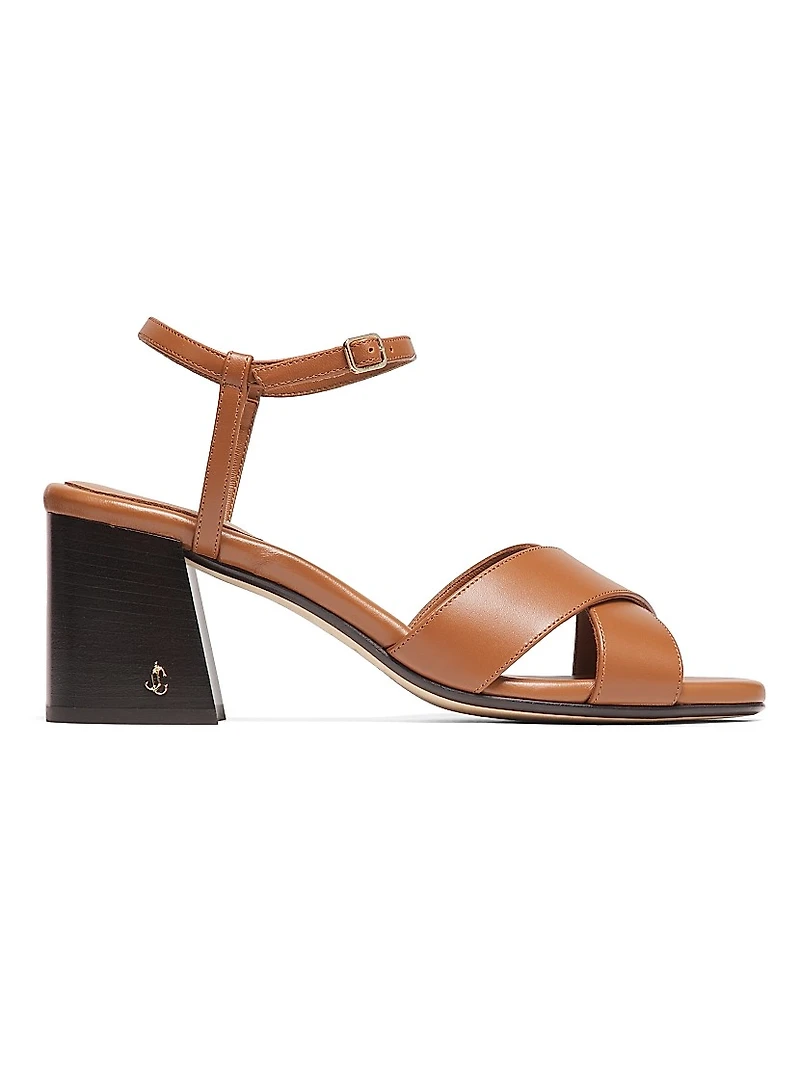Valla 65MM Leather Sandals