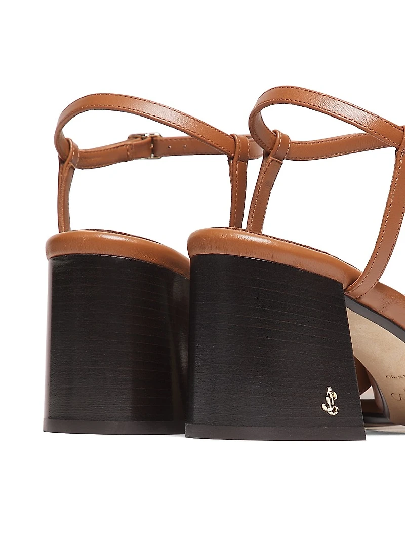 Valla 65MM Leather Sandals