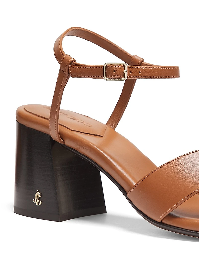 Valla 65MM Leather Sandals