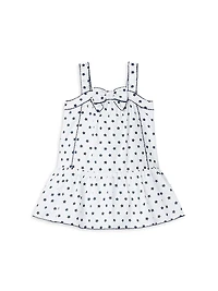 Little Girl's & Star Drop-Waist Dress
