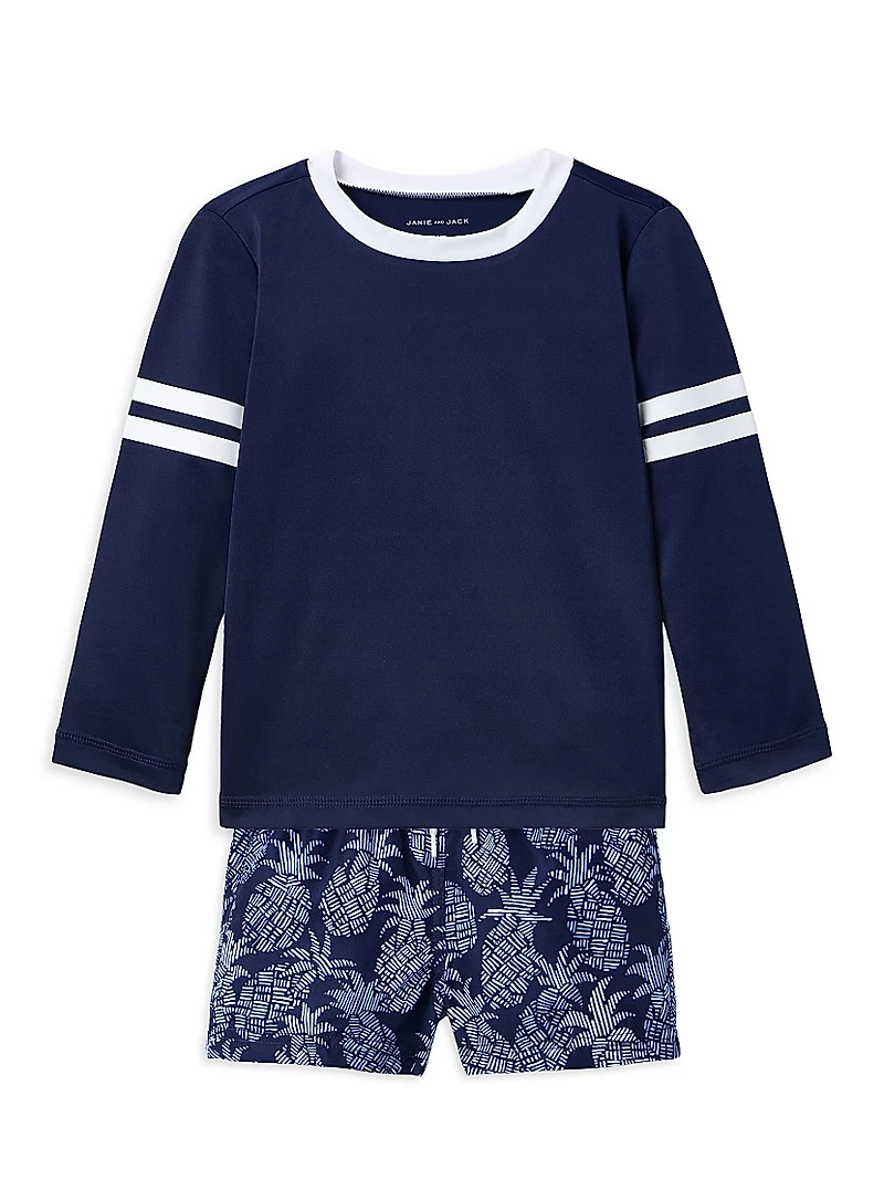 Little Boy's & Pineapple Swim Set