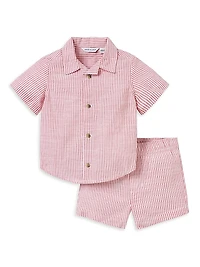 Baby Boy's The Cabana Shirt & Shorts Set